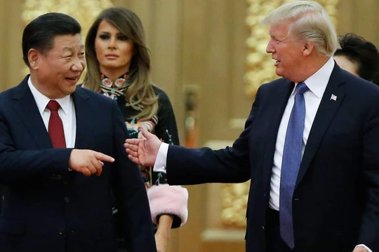Ông Donald Trump và ông Tập Cận Bình.