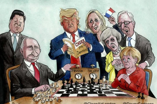 Nga đang thắng bàn cờ địa chính trị.