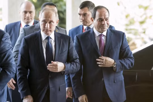 Ông Putin đã gặp ông Sisi để bàn thảo về vấn đề Libya.