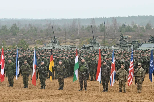 Quân NATO tại Lithuania.