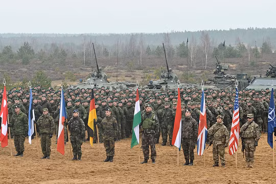 Quân NATO tại Lithuania.