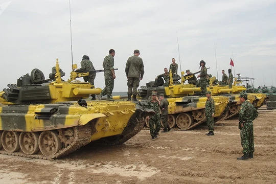 Lính tăng Việt Nam.