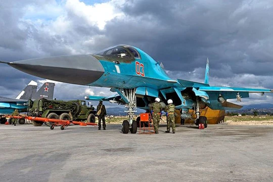 Cường kích Su-34 tối tân của Nga tham chiến tại Syria