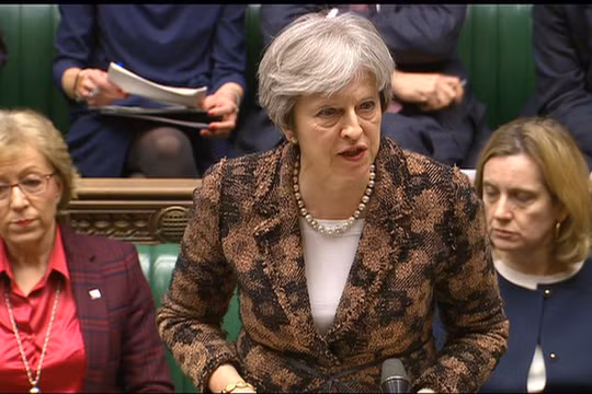 Thủ tướng ANh Theresa May.