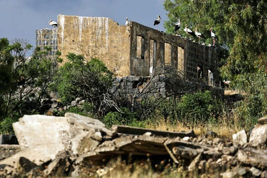 Vùng Israel chiếm đóng tại Golan.
