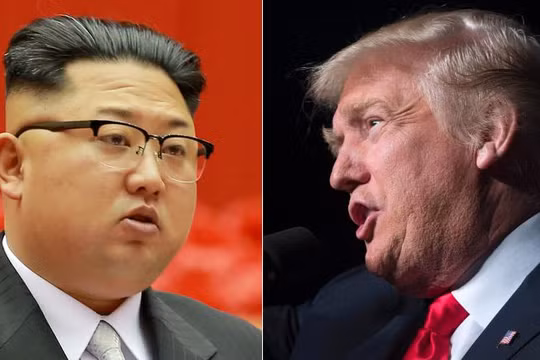 Ông Kim Jong-un và ông Trump.