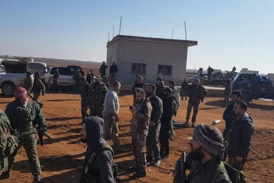 Lực lượng Syria tại cửa Abu-Duhur.