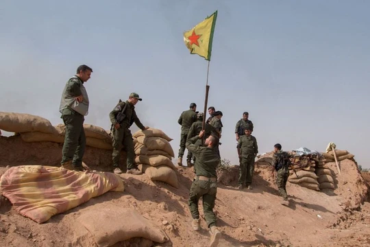 SDF tại bắc Syria.
