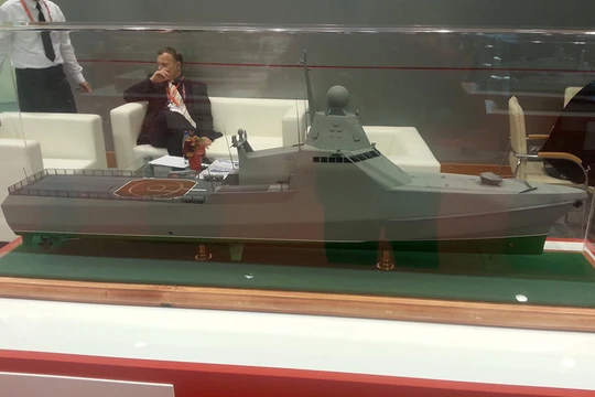 Mô hình tàu hộ vệ.