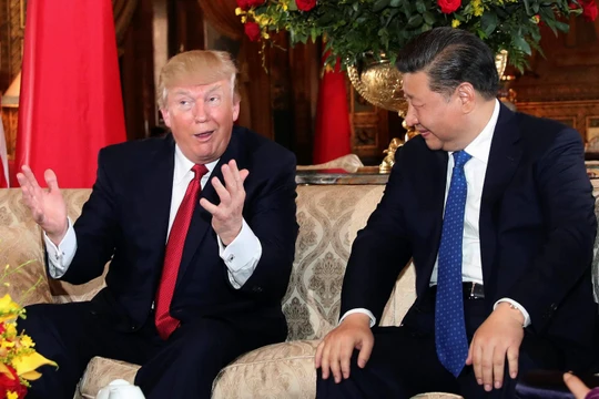 Hai ông Donald Trump và Tập Cận Bình.