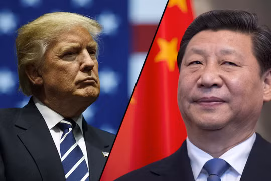 Hai ông Donald Trump và Tập Cận Bình.