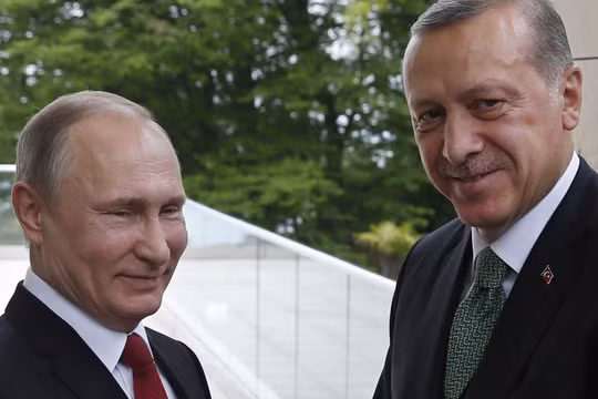 Tổng thống Putin và tổng thống Erdogan.