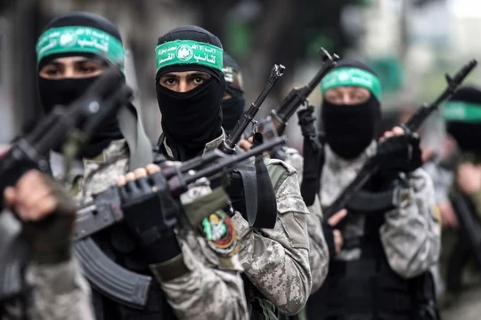 Các chiến binh Hamas tại Dải Gaza.