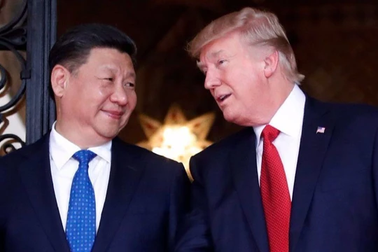 Hai ông Donald Trump và Tập Cận Bình.