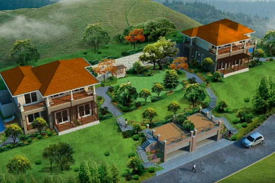 Phối cảnh căn hộ tại dự án Khu đô thị sinh thái nghỉ dưỡng cao cấp Đông Trường Sơn (Nguồn: reencosonghong.com)