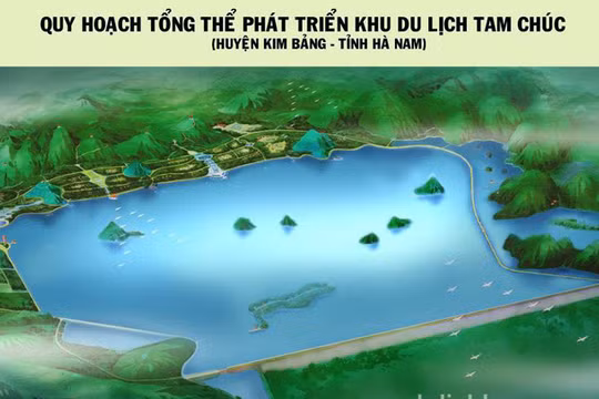 Quy hoạch tổng thể phát triển Khu DLQG Tam Chúc, tỉnh Hà Nam đến năm 2030 (Nguồn: Internet)