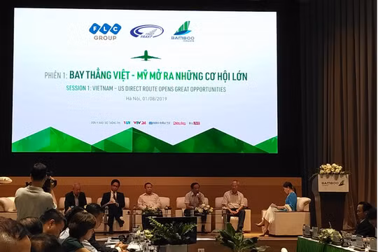 Toàn cảnh Tọa đàm “Bay thẳng Việt - Mỹ: Sẵn sàng cho ngày cất cánh” (Ảnh: VT)