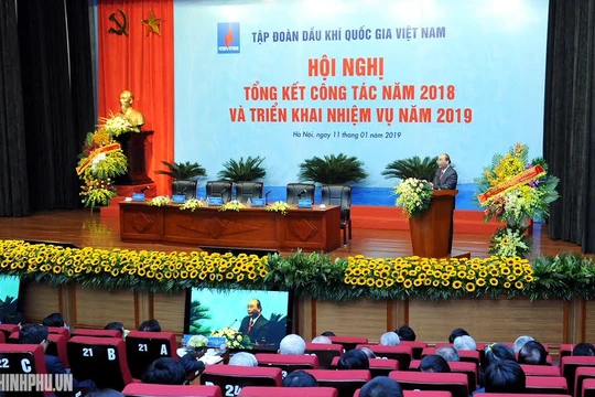 Thủ tướng Chính phủ Nguyễn Xuân Phúc phát biểu chỉ đạo tại Hội nghị (Nguồn: VPCP)