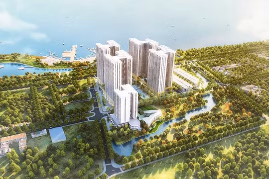 Khu dân cư và thương mại hỗn hợp Khải Vy đang được rao bán tại một số trang bất động sản với tên thương mại là Grand Nest Khải Vy (Ảnh: Internet)