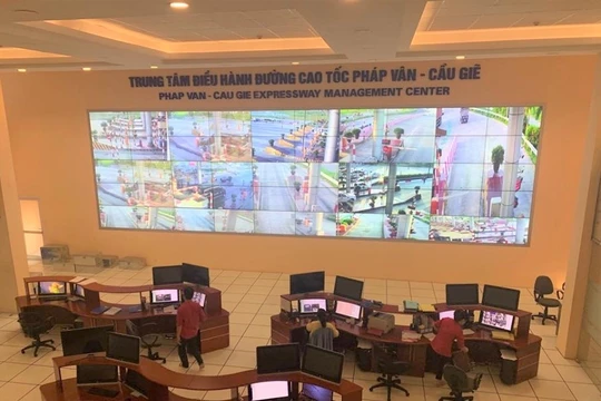 Trung tâm điều hành đường cao tốc Pháp Vân - Cầu Giẽ (Ảnh: VT)