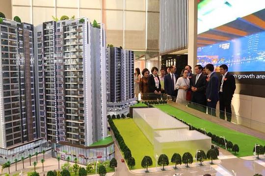 Mô hình kiến trúc dự án Romduol City (Nguồn: www.khmertimeskh.com)