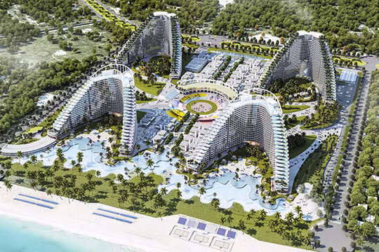 Phối cảnh dự án bất động sản The Arena Cam Ranh do Nha Trang Bay JSC làm chủ đầu tư (Ảnh: Internet)
