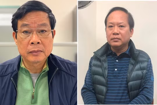 Ông Nguyễn Bắc Son (bên trái) và ông Trương Minh Tuấn (bên phải) - Nguồn: mps.gov.vn