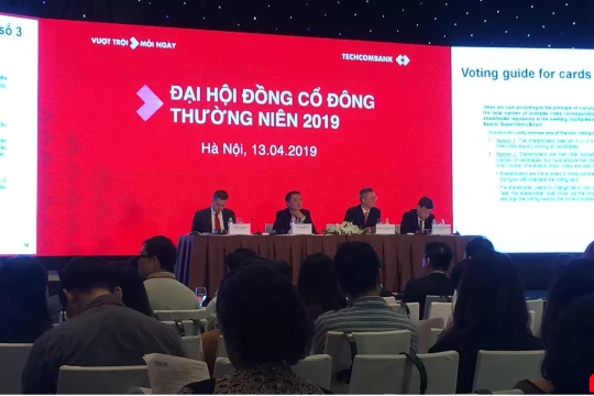 ĐHĐCĐ thường niên năm 2019 của Techcombank đã diễn ra thành công (Ảnh: P.D) 