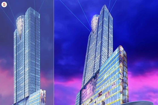 Phối cảnh dự án Tháp SJC (Nguồn: Internet)