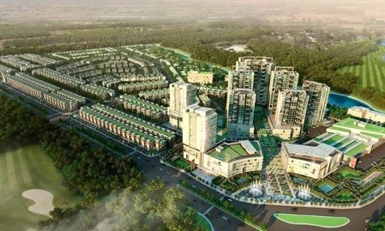 Phối cảnh Khu Đô thị Thương mại - Dịch vụ Tân Phú được quảng bá trên một số trang mua bán bất động sản (Ảnh: Internet)