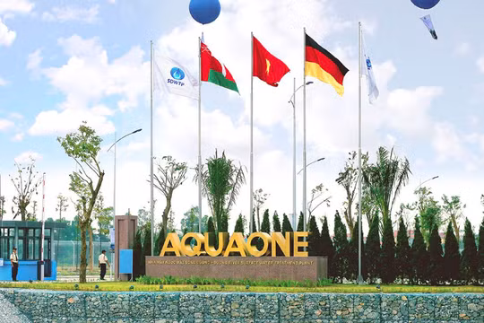 Nhà máy nước mặt Sông Đuống. (Ảnh: aquaone.vn)