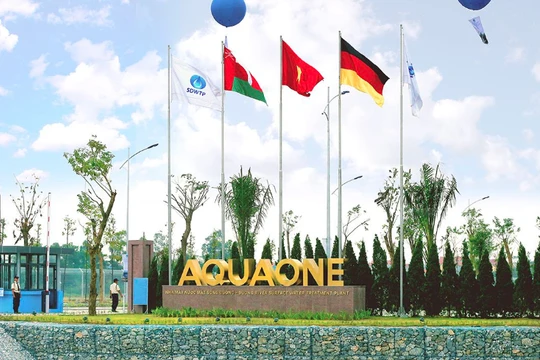 Nhà máy nước mặt Sông Đuống. (Ảnh: aquaone.vn)