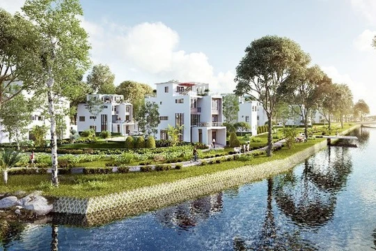 Phối cảnh dự án làm nên tên tuổi của MIKGroup - Villa Park (Ảnh: Internet)