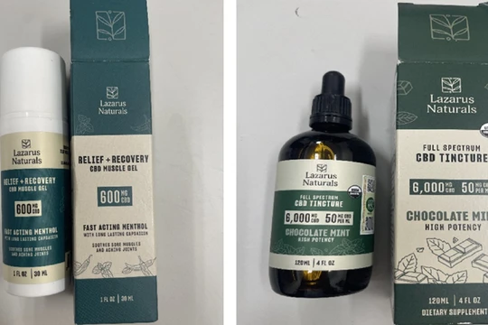 Hai mẫu thực phẩm chức năng có chứa ma tuý - theo cảnh báo của Công an TP. Hà Nội.