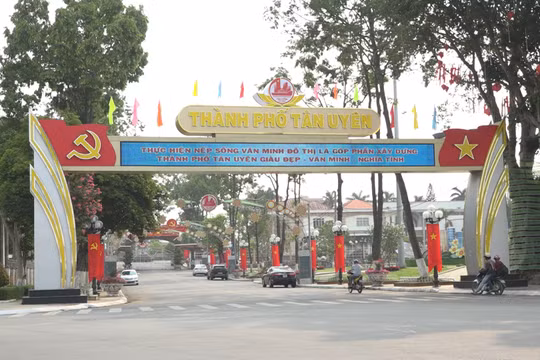 Thành phố Tân Uyên được thành lập trên cơ sở nguyên trạng thị xã Tân Uyên. Ảnh: binhduong.gov.vn