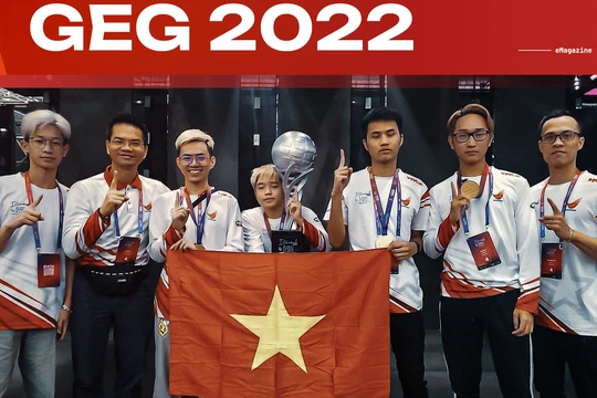 PUBG Mobile Việt Nam giành HCV ở GEG 2022.