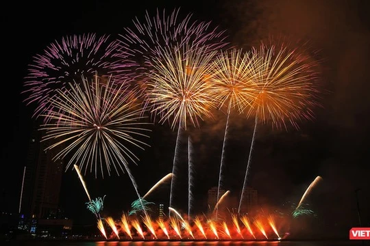 Thời lượng bắn pháo hoa là 15 phút, từ 0h đến 0h15 phút ngày 22/1/2023.