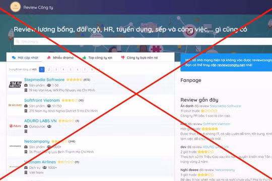 Nhiều website, fanpage, group đăng tải thông tin bôi nhọ các doanh nghiệp và cá nhân lãnh đạo doanh nghiệp.