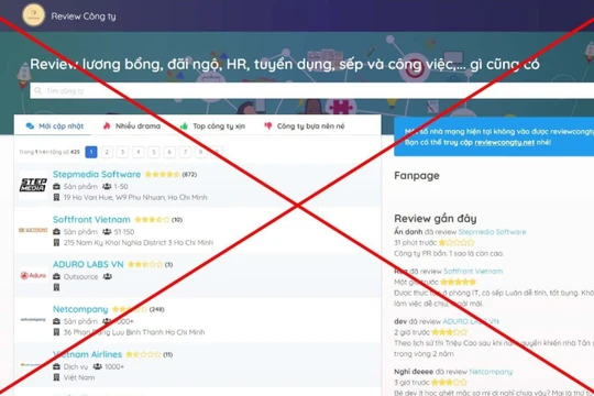 Nhiều website, fanpage, group đăng tải thông tin bôi nhọ các doanh nghiệp và cá nhân lãnh đạo doanh nghiệp.