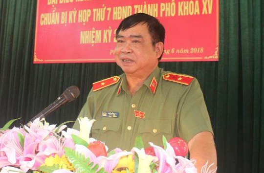 Thiếu tướng Đỗ Hữu Ca - khi đương nhiệm Giám đốc Công an TP. Hải Phòng