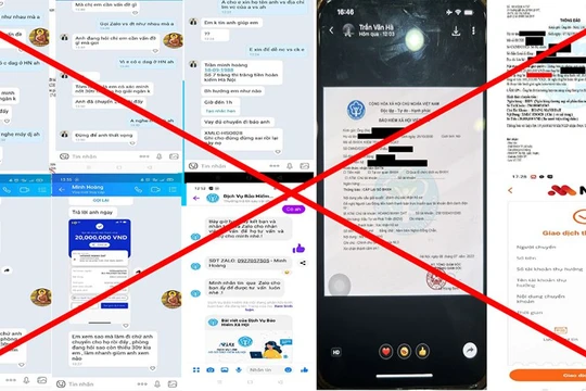 Tin nhắn mạo danh và giấy tờ giả mạo lừa đảo người lao động