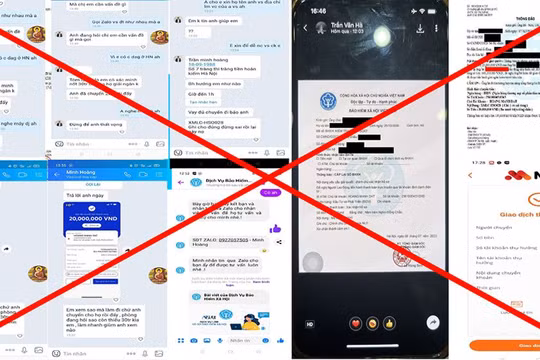 Tin nhắn mạo danh và giấy tờ giả mạo lừa đảo người lao động