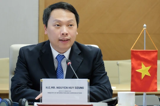 Thứ trưởng Nguyễn Huy Dũng. Ảnh: M.H