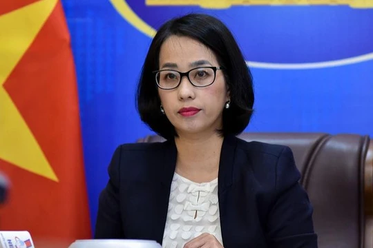 Phó Phát ngôn Bộ Ngoại giao Phạm Thu Hằng.