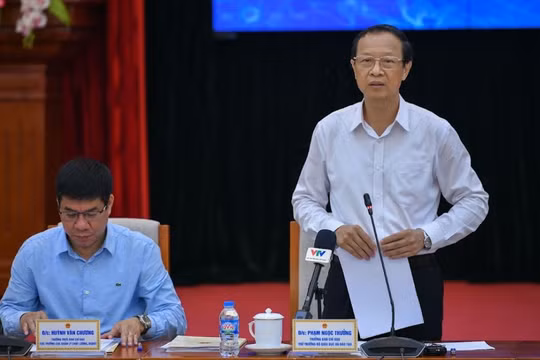 Ông Phạm Ngọc Thưởng - Thứ trưởng Bộ Giáo dục và Đào tạo thông tin về kỳ thi tốt nghiệp THPT 2023