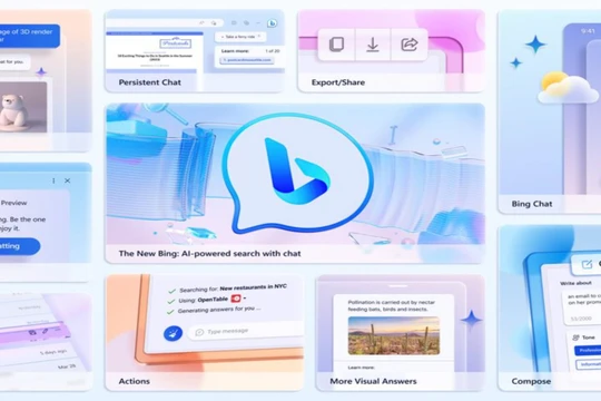 Microsoft cho biết, các tính năng được tích hợp AI của công cụ tìm kiếm Bing và trình duyệt Edge hiện đã có sẵn cho tất cả mọi người sử dụng.