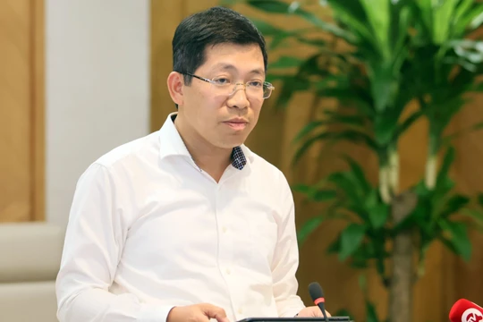 Cục trưởng Cục Báo chí Lưu Đình Phúc phát biểu