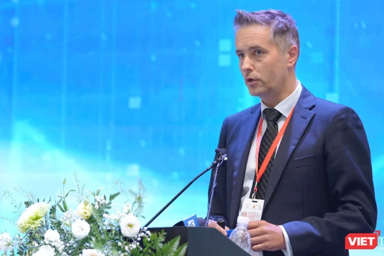 Ông Toni Kristian Eliasz, Chuyên gia cao cấp về kỹ thuật số của Ngân hàng Thế giới đánh giá cao sự tăng trưởng mạnh mẽ của kinh tế số tại Việt Nam.