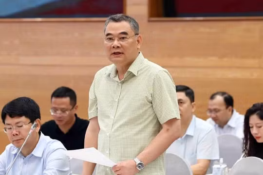 Trung tướng Tô Ân Xô thông tin về vụ việc liên quan ông Nguyễn Cao Trí tại Họp báo Chính phủ thường kỳ.