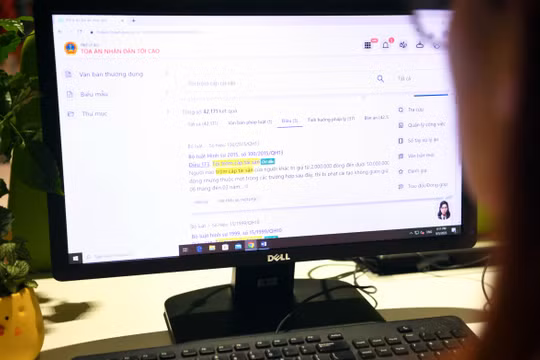 Tính đến tháng 8/2023, trợ lý ảo pháp luật đã hỗ trợ hơn 12.000 tài khoản cho 100% thẩm phán, cán bộ công chức của ngành tòa án.